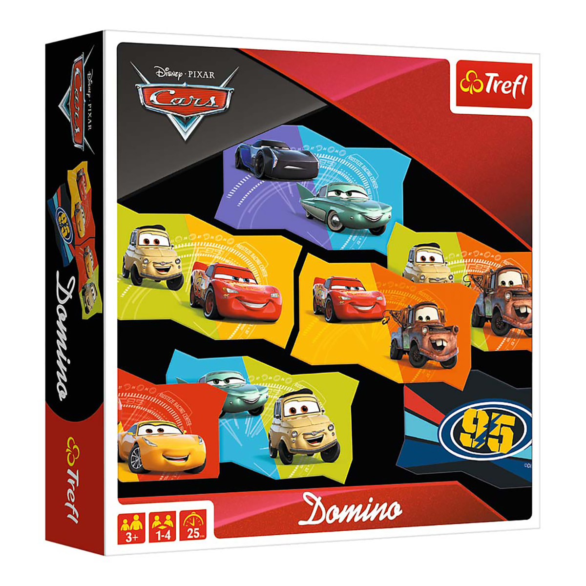 TREFL Domino - Disney Cars Gesellschaftsspiel