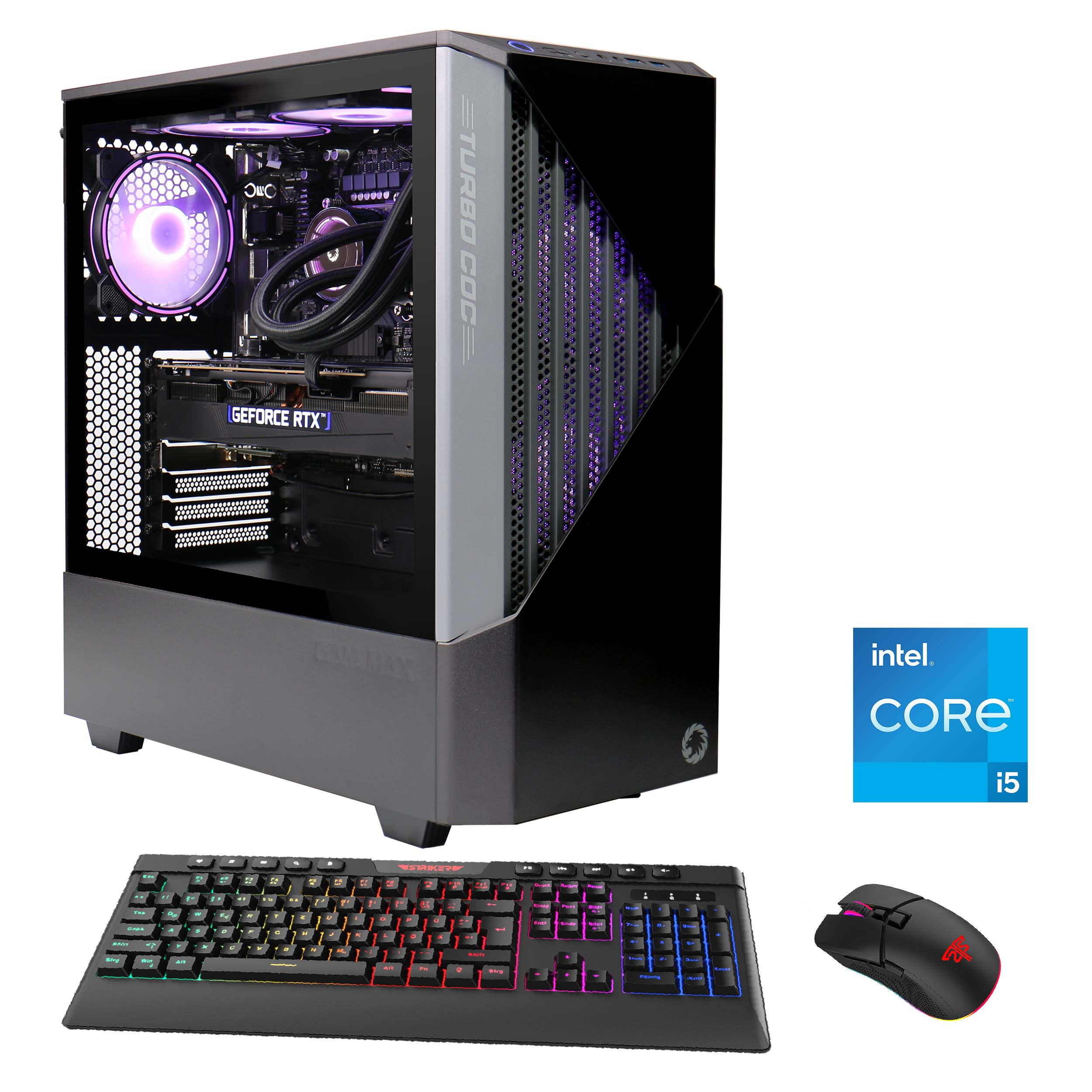 GAMEMAX Contac BG 7125, 4060, (64 TB Prozessor, 11 RTX™ Core™ Bit), mit Microsoft SSD, 1 8 RAM, GB GeForce Windows Home GB Gaming-PC Intel® 16 i5 Intel®