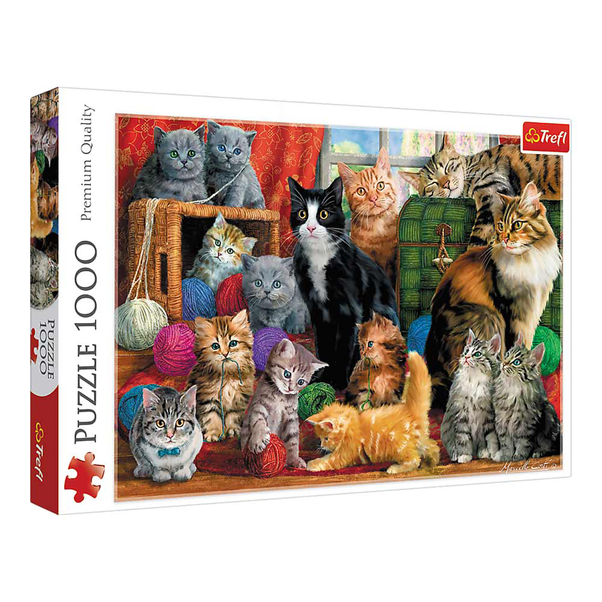 1000 Teile Puzzle TREFL Puzzle Katzen