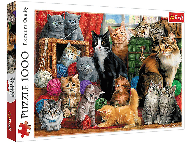 Neue Ware eingetroffen! TREFL Puzzle 1000 Puzzle Teile Katzen