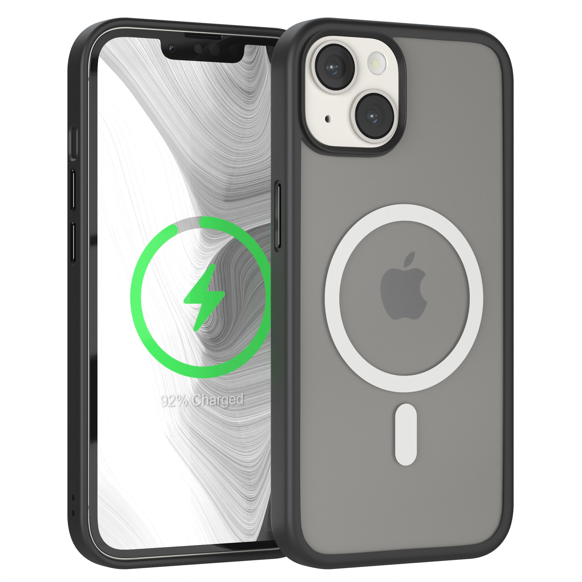 MagSafe, iPhone iPhone Apple, EAZY Outdoor mit / Schwarz Backcover, 13, CASE Case Matt 14