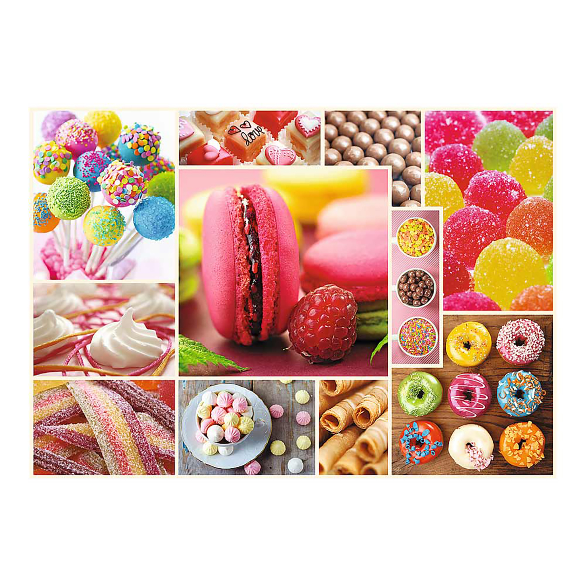 - Puzzle Collage Candy TREFL