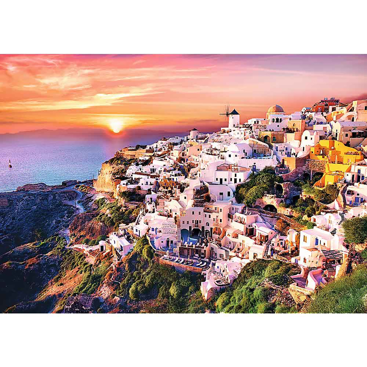 TREFL Sonnenuntergang über Santorini Puzzle
