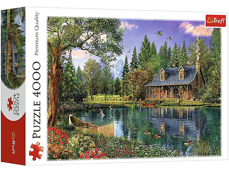 TREFL am See - Nachmittagsidylle Puzzle Hütte