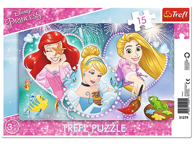 Puzzle Rahmen-Puzzle Prinzessin TREFL