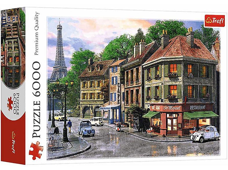 TREFL - Teile 6000 6500 Puzzle 1 in StraÃŸe Paris - Puzzle