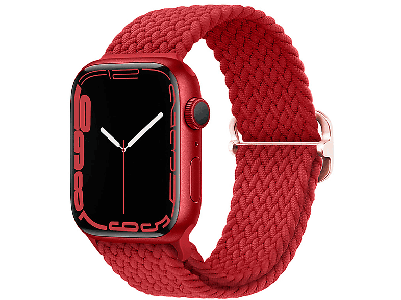 SMÅLYG The Red / 38, 40, 41, Ersatzarmband, Apple, Apple Watch Series 1-8 & SE, rot