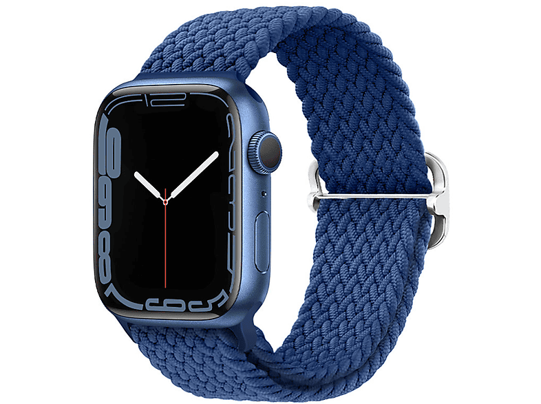 SMÅLYG Marine Blue / 42, 44, 45, Ersatzarmband, Apple, Apple Watch Series 1-8 & SE, blau