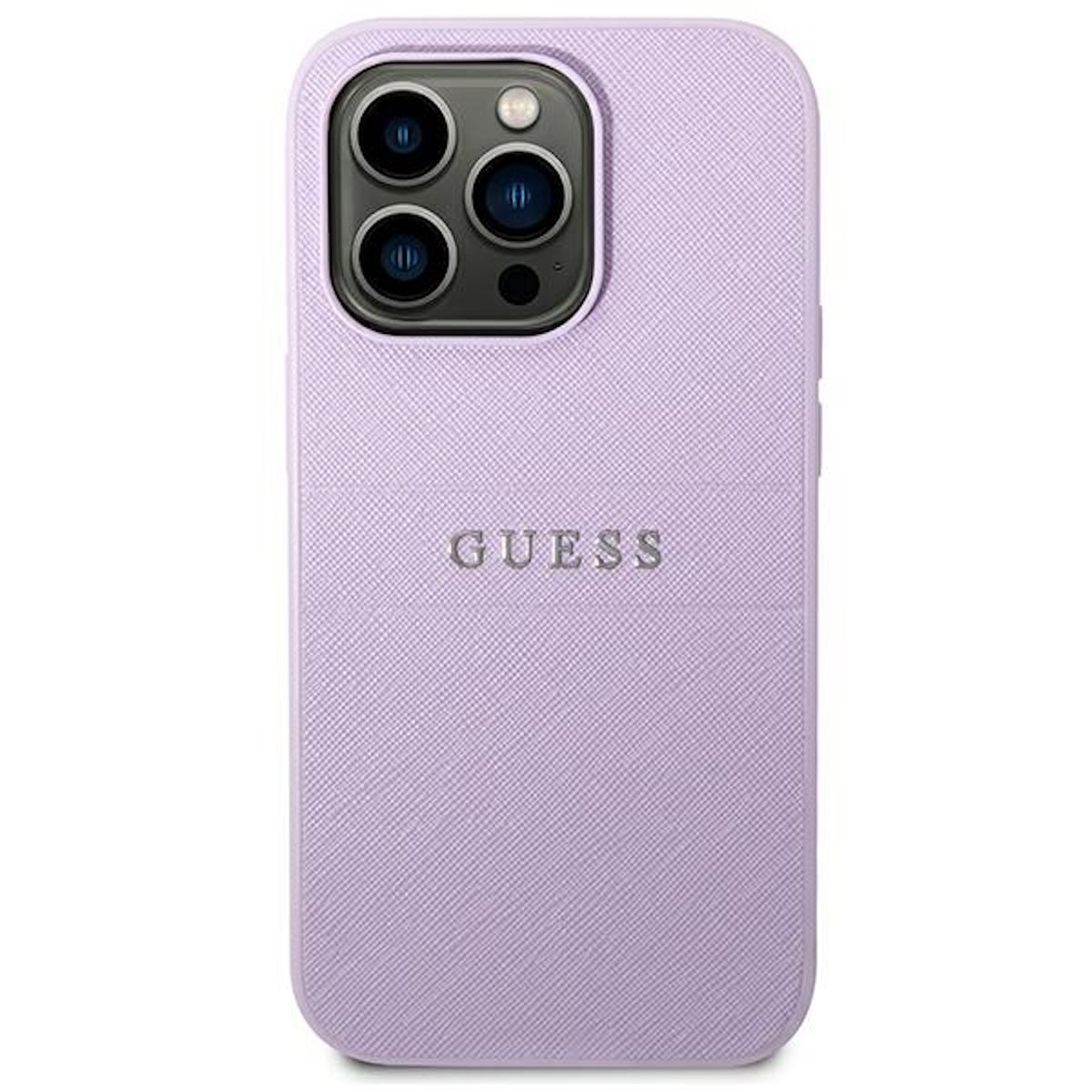 GUESS Saffiano Strap Apple, Pro Full Hard iPhone Cover, Hülle, Max, Case 14 Multicolor Collection