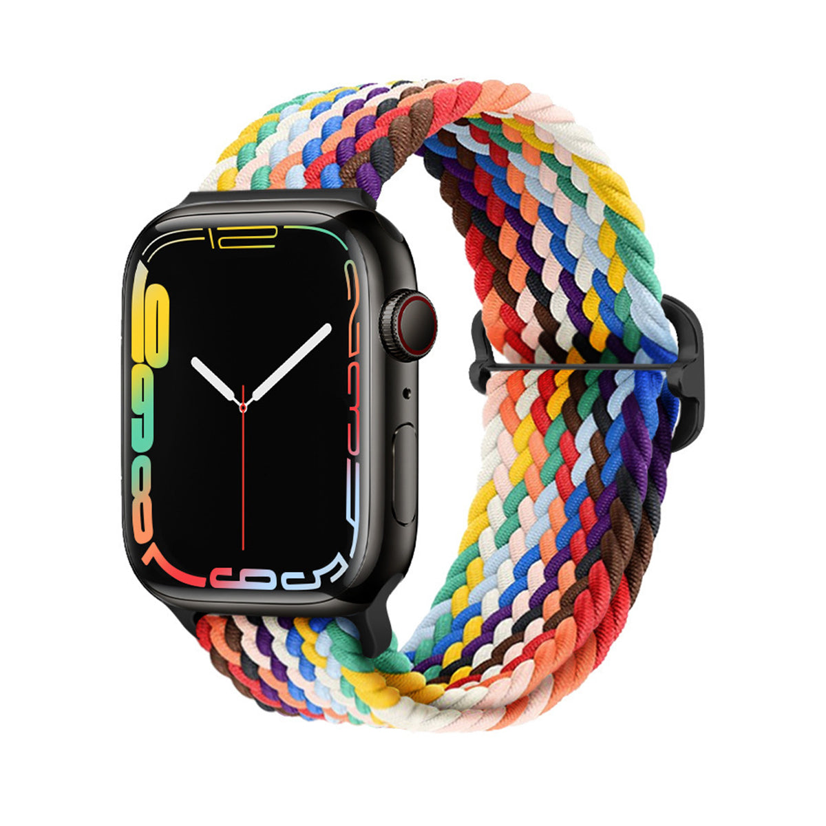 SMÅLYG Plaited 44, 42, & Apple, / 45, 1-8 Ersatzarmband, Apple Pride mehrfarbig Watch Series SE