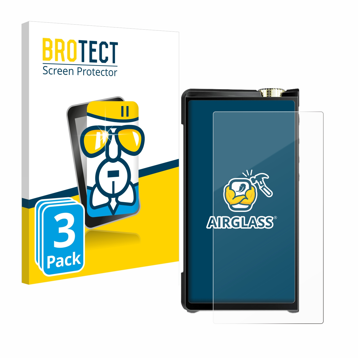 BROTECT 3x Airglass klare Schutzfolie(für Cayin N8ii)