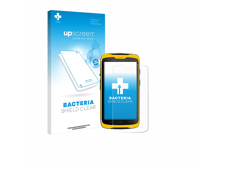 UPSCREEN antibakteriell klare Schutzfolie(für Trimble TDC100) | Schutzfolien & Schutzgläser
