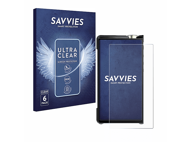 Verkauf neuer Produkte durchgeführt SAVVIES 6x Schutzfolie(für N8ii) klare Cayin
