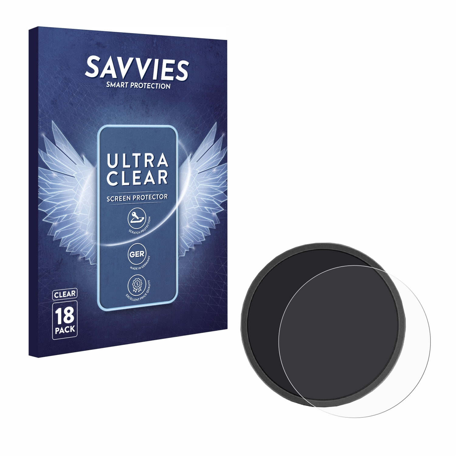 SAVVIES 18x klare Schutzfolie(für Beeline Moto)