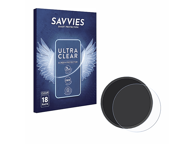 SAVVIES 18x klare Schutzfolie(für Beeline Moto) | Navi-Taschen & -Schutzfolien