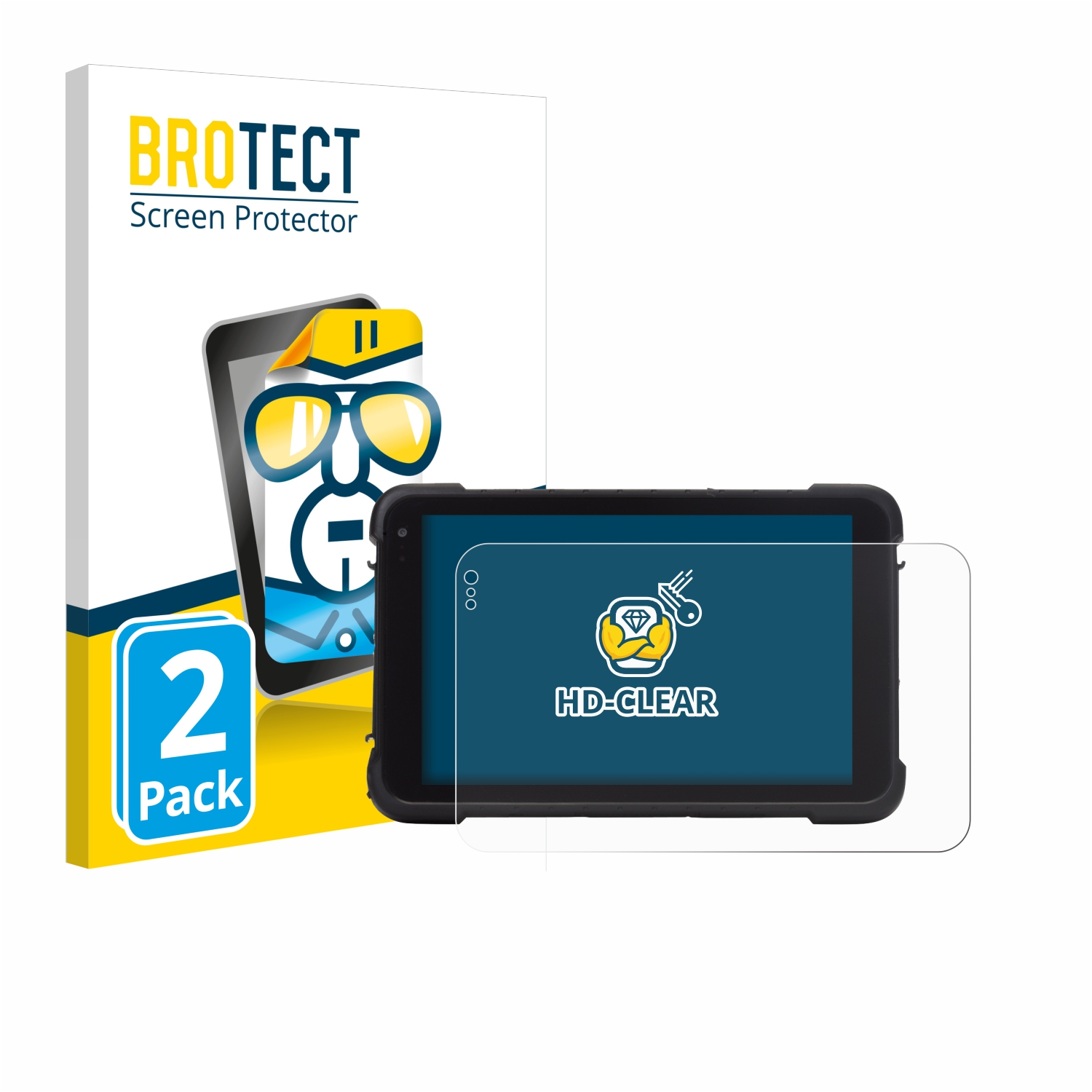 BROTECT 2x K80 Logic klare Fieldbook Schutzfolie(für Instrument G2)