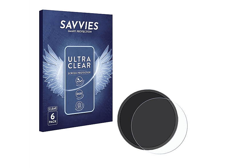 SAVVIES 6x klare Schutzfolie(für Beeline Moto)