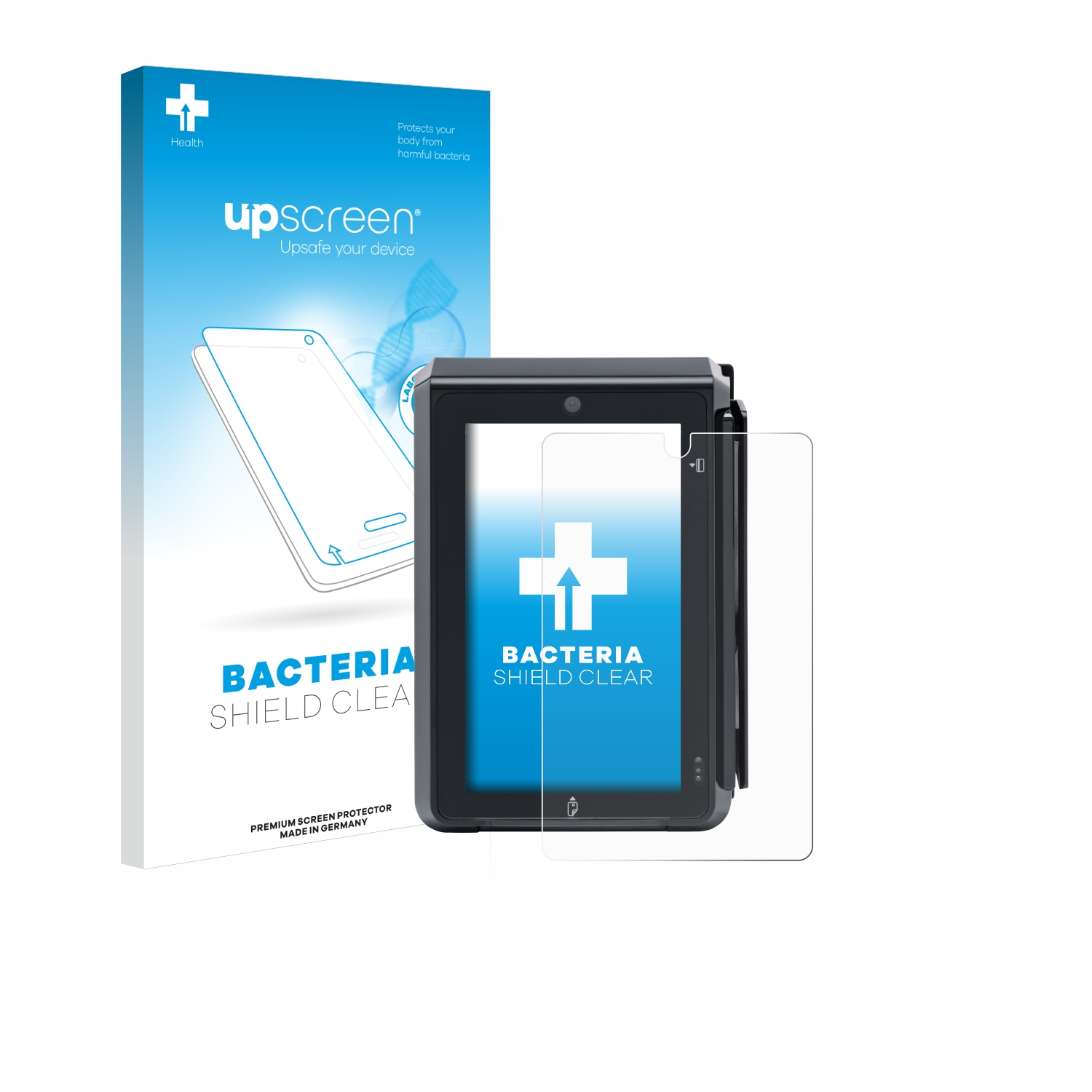 UPSCREEN antibakteriell klare Schutzfolie(für Pax IM30)