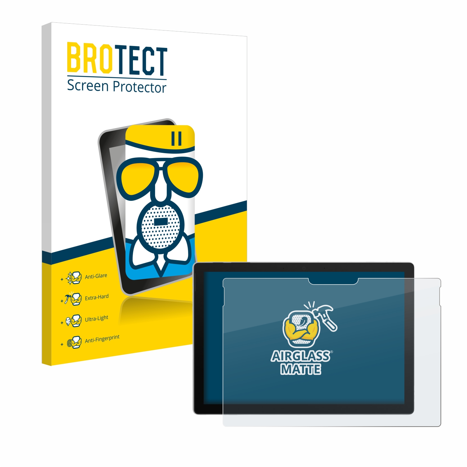 BROTECT Airglass matte Pro 7) Schutzfolie(für Surface Microsoft