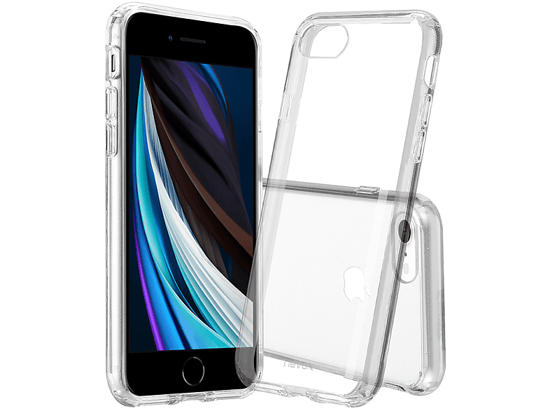 NEVOX StyleShell ShockFlex (2020)/8/7 SE | iPhone 7 2022, Transparent iPhone Cover, Apple, SE transparent, | Full iPhone SE (2022)/SE iPhone 8 | iPhone 2020