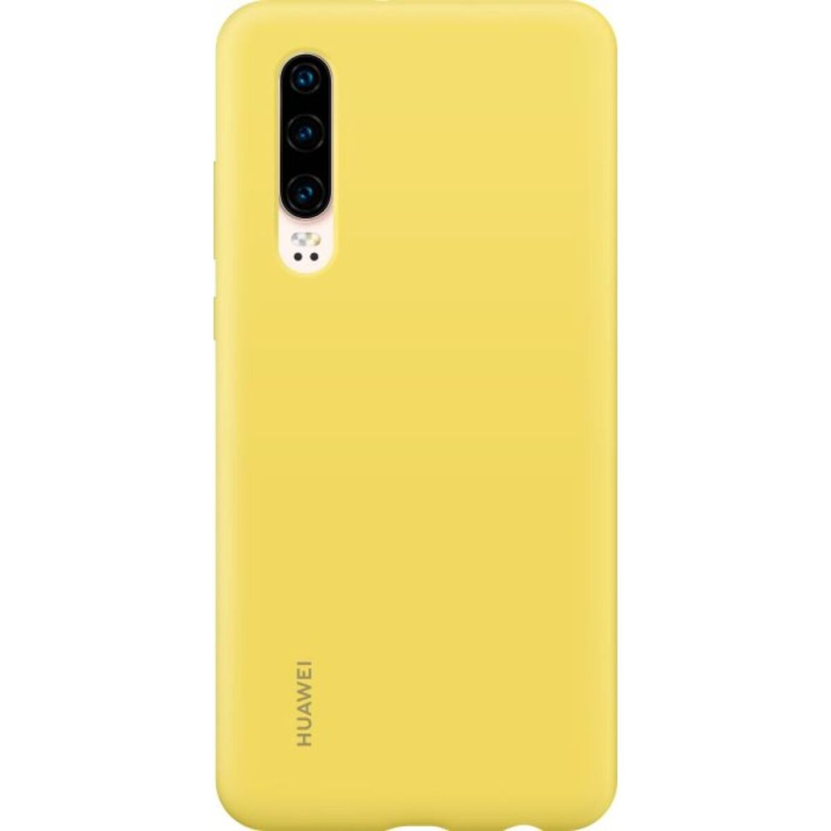 HUAWEI Silicon Case P30 Huawei, Gelb P30, yellow, Bookcover