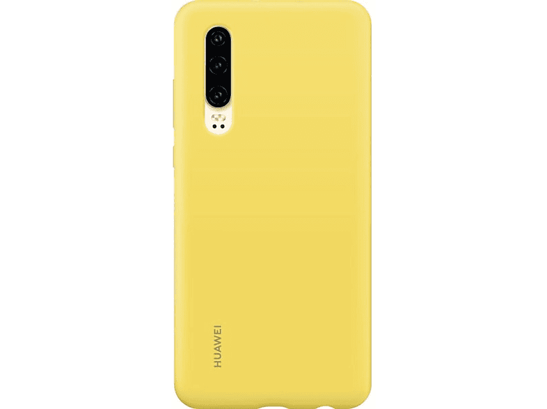HUAWEI Silicon Bookcover, Case Gelb Huawei, P30 yellow, P30