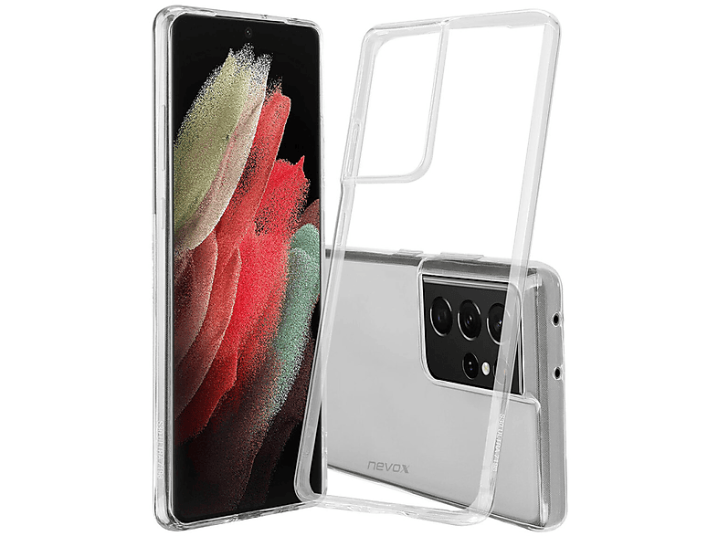 NEVOX StyleShell Flex Galaxy S21 Ultra transparent, Full Cover, Samsung, Galaxy S21 Ultra, Transparent | Fullcover