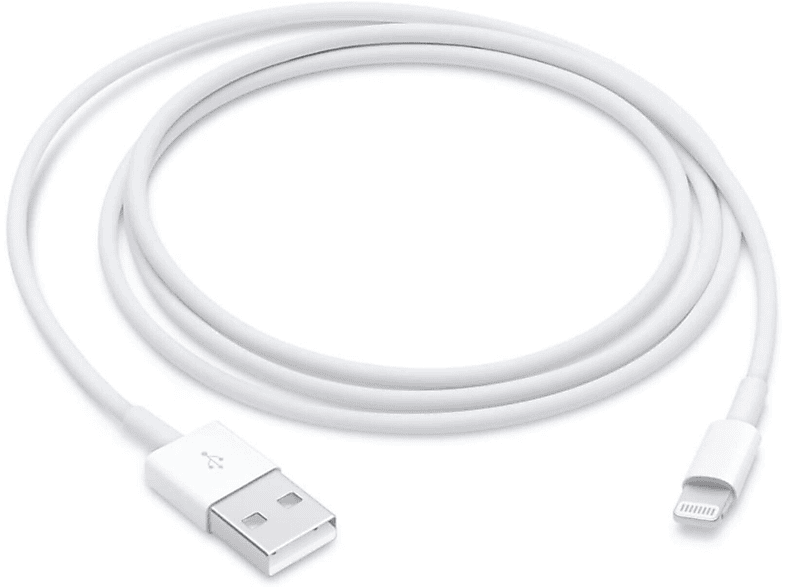 FIRELIA 1m Ladekabel Für iPhone iPad 6 7 8 X XS 11 12 13 14 PRO MAX USB, Handy-Ladekabel, 1 m, Weiß