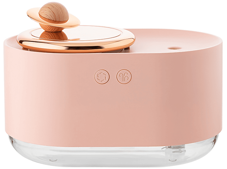 Luftbefeuchter Mist 30 Rosa Luftbefeuchter (Raumgröße: rotierender USB Nachtlicht Home Rosa Luftbefeuchter SYNTEK Mini Planet Befeuchter m²)