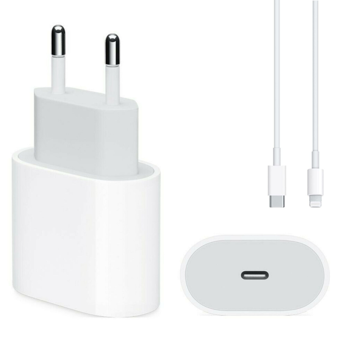 FIRELIA Ladegerät Für C 13 Pro Handy-Ladegerät iPhone Max Weiß Ladekabel 14 Adapter Netzteil Apple, USB Typ 12 11