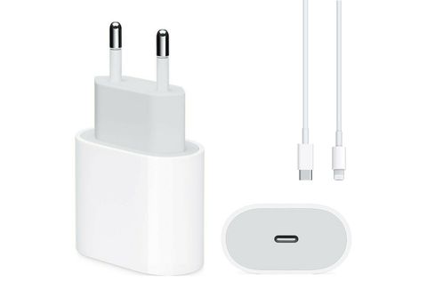 FIRELIA Ladegerät Für iPhone 14 13 12 11 Pro Max Adapter Netzteil Ladekabel  USB Typ C Handy-Ladegerät Apple, Weiß