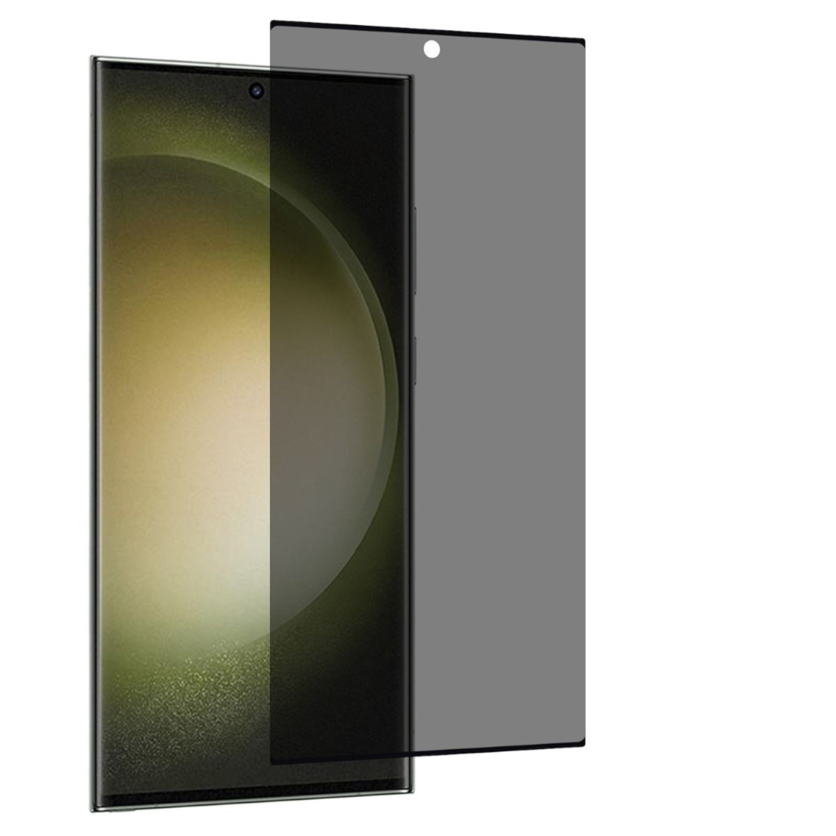 Privacy H9 Panzer Galaxy Samsung Curved 1x WIGENTO Glas 4D Schutzglas(für S23 Ultra 5G) Hart