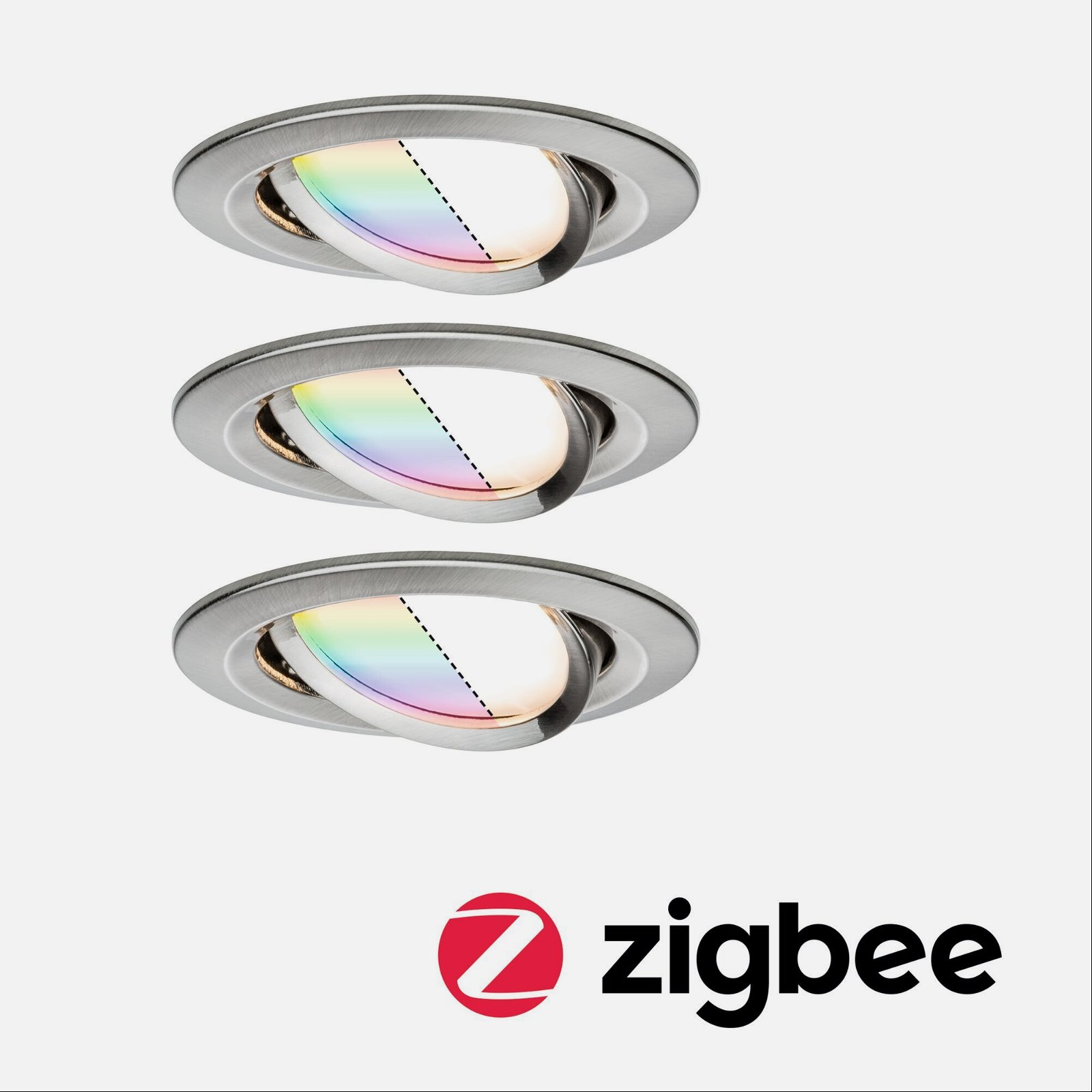 PAULMANN LICHT Smart Home Deckeneinbauleuchte Zigbee (5145) Farbwechsel RGBW