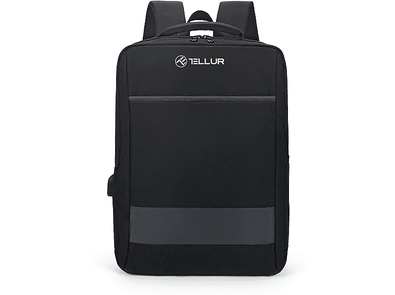 TELLUR Nomad Laptop-Rucksack Rucksack für 15.6 in Notebook Oxford-Stoff, Black