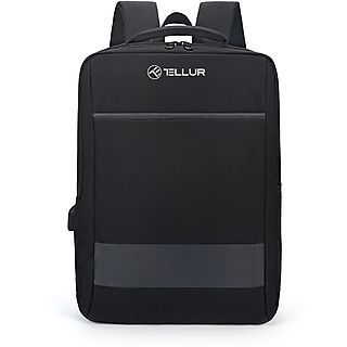 Mochila para portátil - TELLUR Nomad, 15,6 ", Tela oxford, Negro