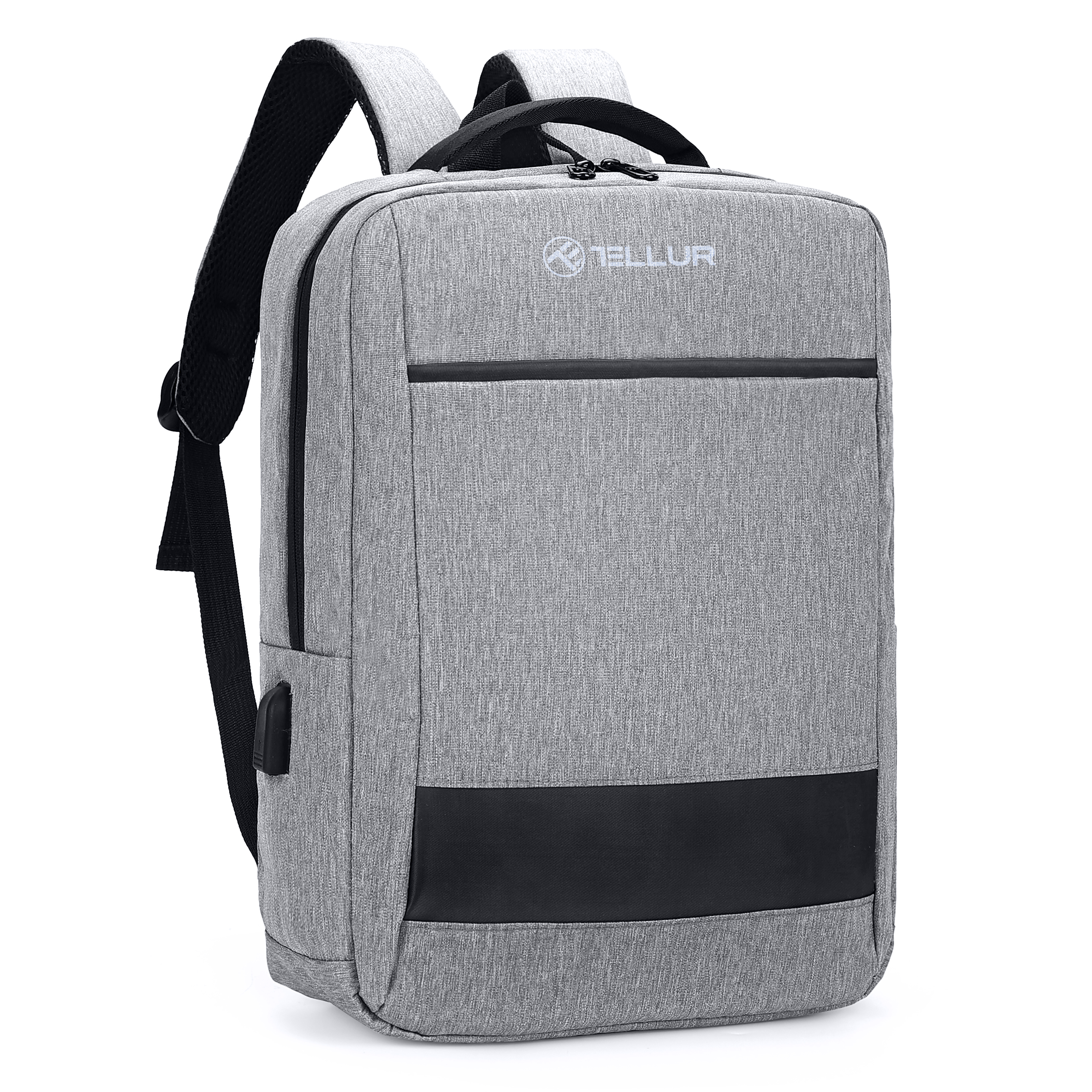 15.6 Nomad Notebook Rucksack Laptop-Rucksack für TELLUR Grey Oxford-Stoff, in
