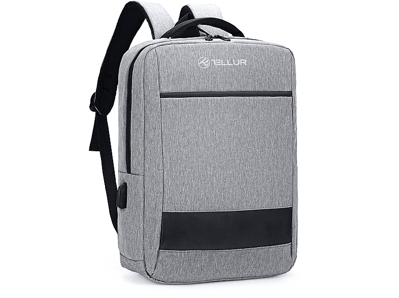TELLUR Nomad Laptop-Rucksack Rucksack für Oxford-Stoff, in 15.6 Grey Notebook
