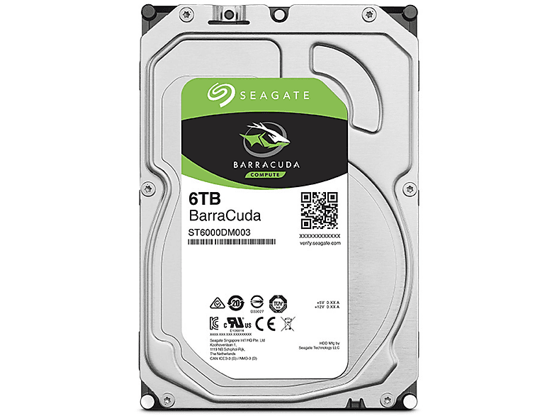 SEAGATE ST6000DM003 BARRACUDA 6TB BULK, 6 TB, HDD, 3,5 Zoll, intern