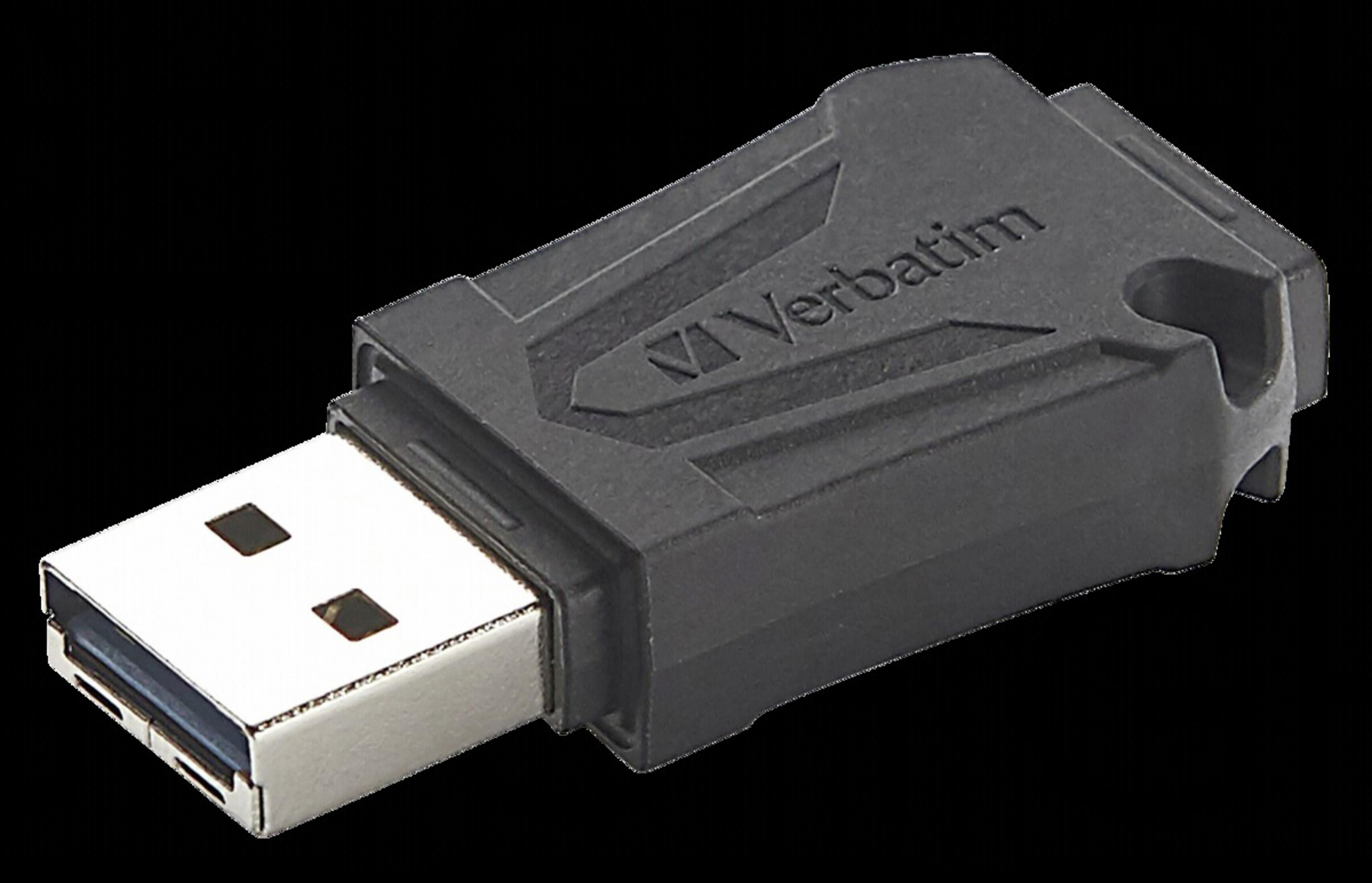 VERBATIM 49332 64GB TOUGH MAX 2.0 GB) USB USB-Stick 64 (Schwarz