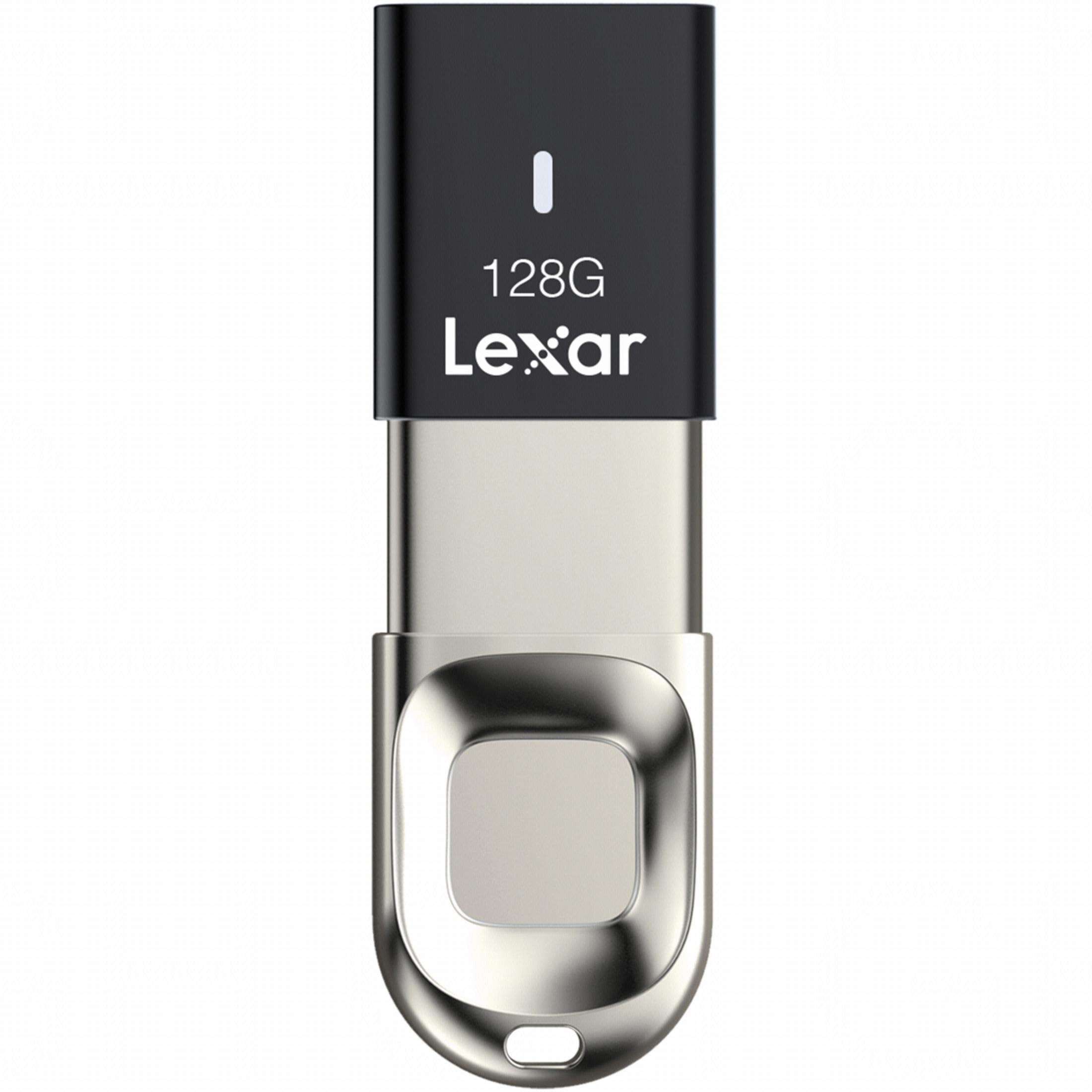 128GB F35 GB) 128 (Schwarz/Silber, LEXAR LJDF35-128BBK USB-Stick DRIVE USB 3.0 FLASH