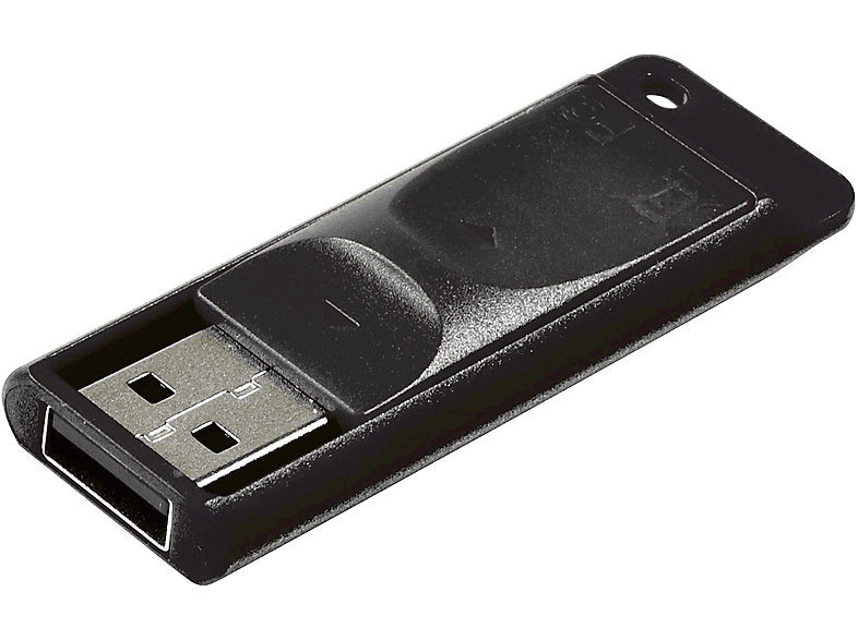 VERBATIM 98696 16GB STORE USB-Stick SCHWARZ N´GO GB) (Schwarz, 16