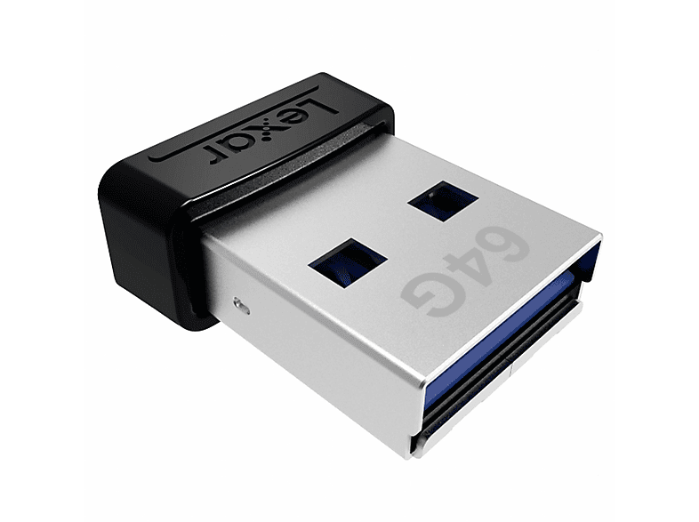 LEXAR LJDS47-64GABBK JUMPDRIVE USB 3.1 S47 64GB USB-Stick (Schwarz, 64 GB)