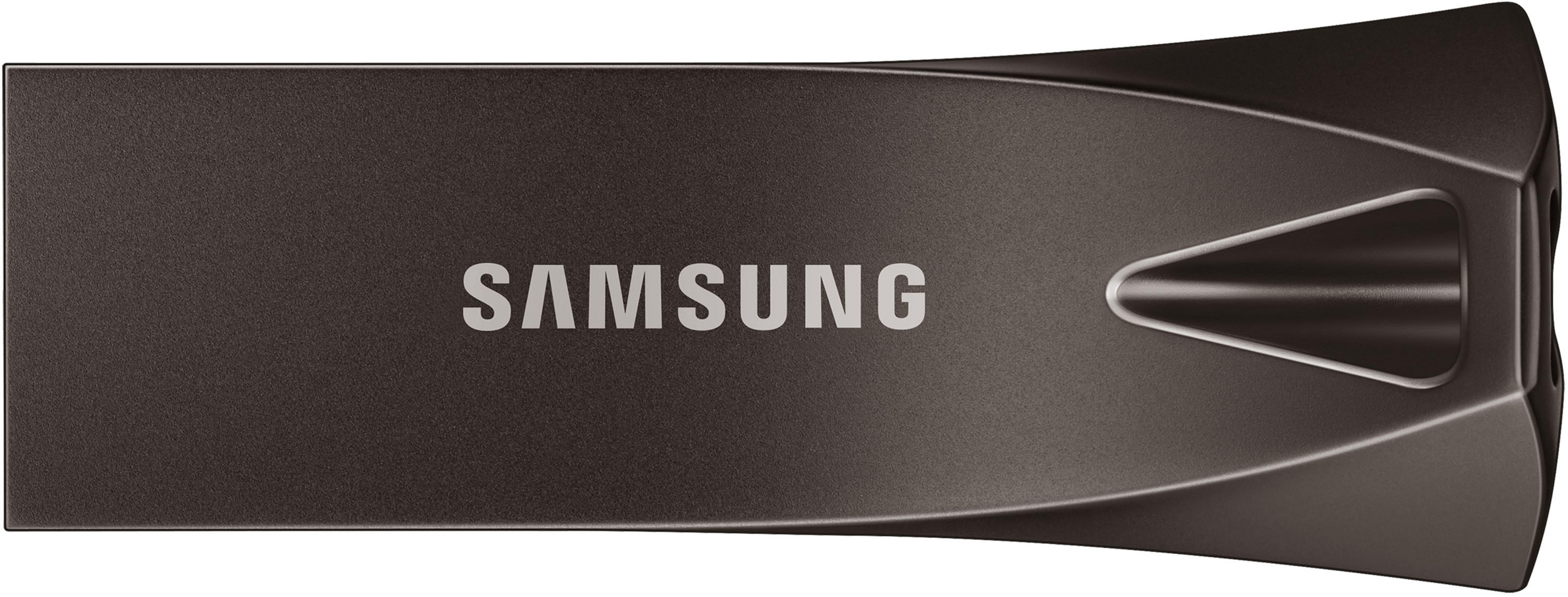 SAMSUNG DRIVE Grau, USB-Stick GB) USB (Titan MUF-128BE4/EU TITAN 128 128GB BAR PLUS