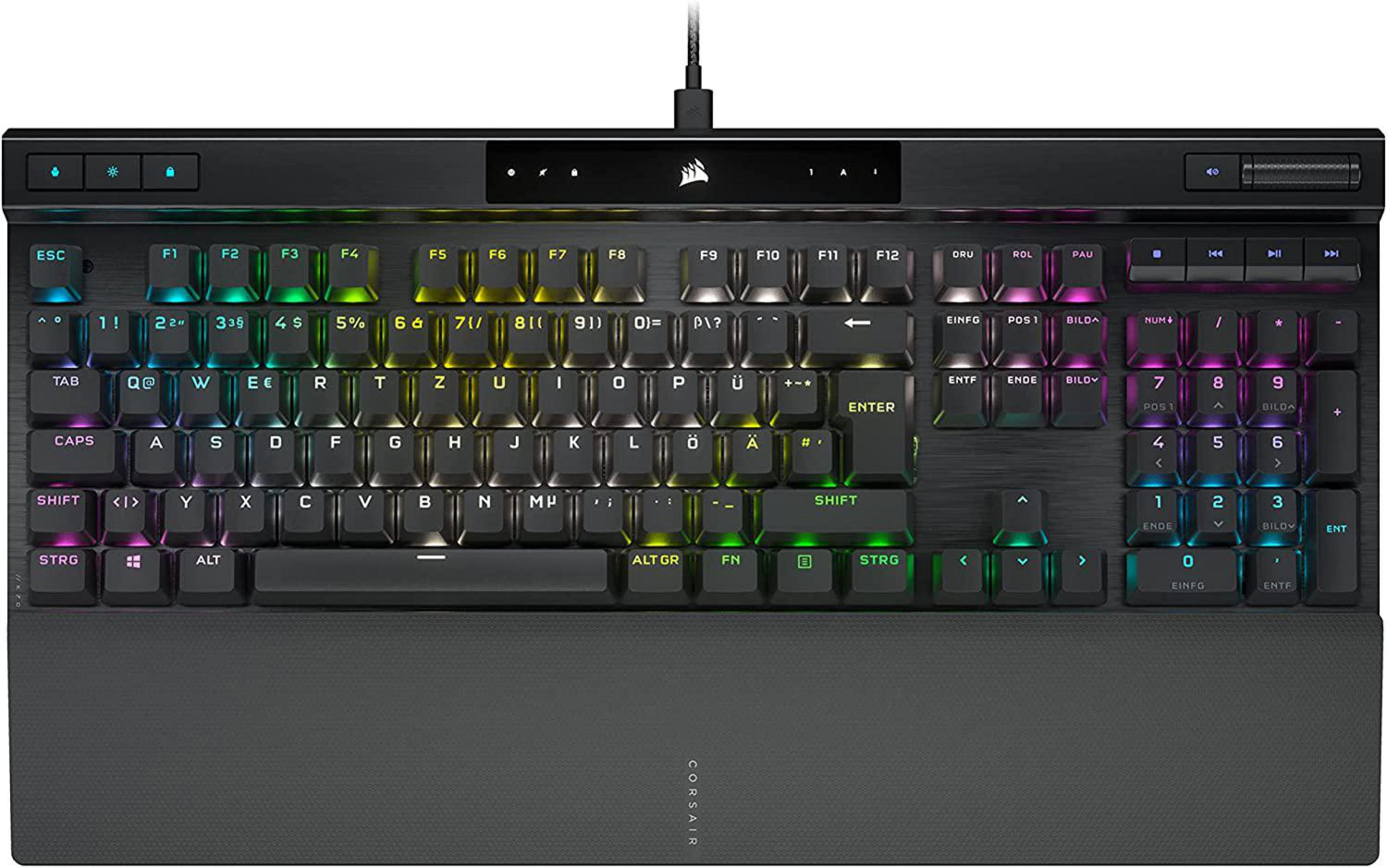 Speed Tastatur, K70 Mechanisch, Cherry MX PRO, CORSAIR RGB CH-9109414-DE