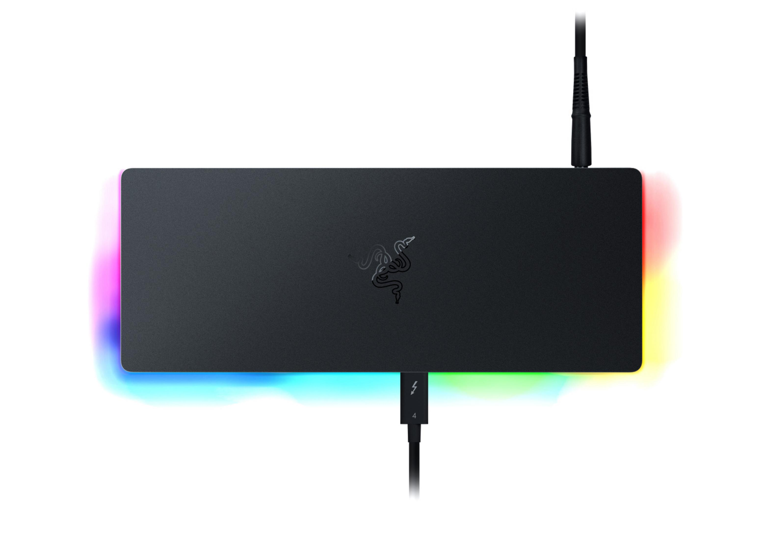 DOCK RC21-01690100-R3G1 Schwarz RAZER EU P, THUNDERBOLT Hub, CHROMA USB 4