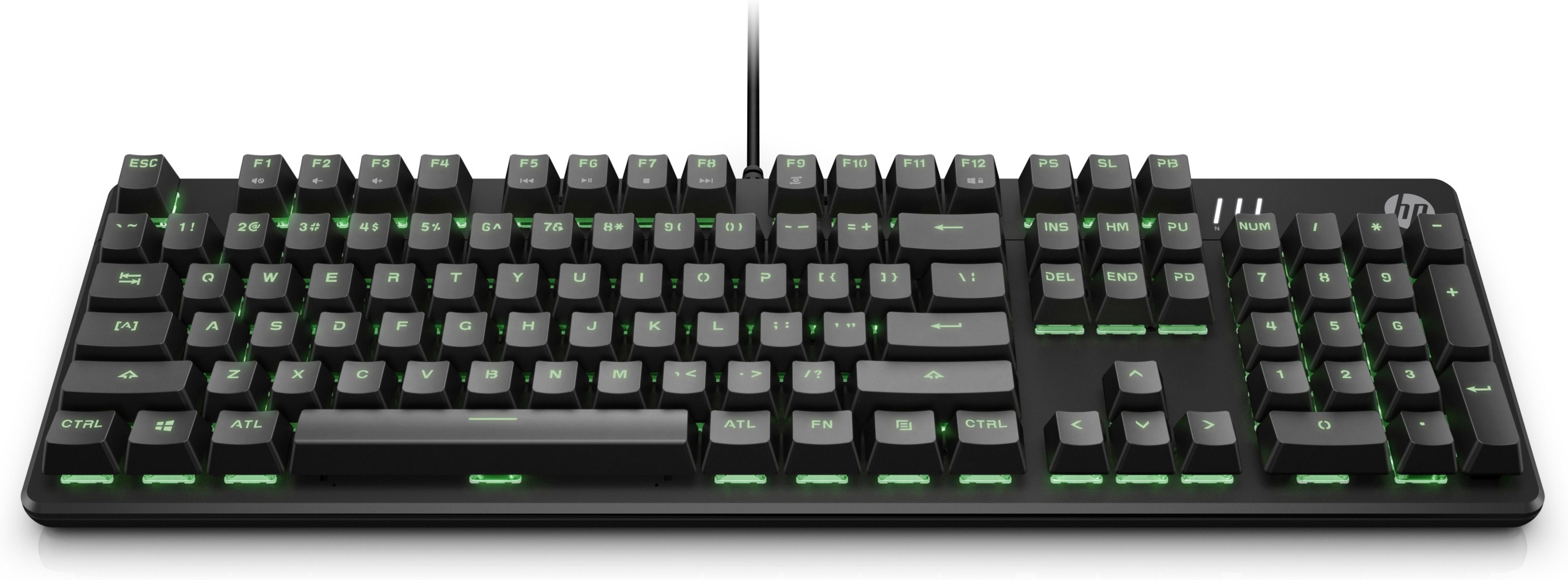 KEYBOARD PAVILION HP GR, GAMING Tastatur, 550 Mechanisch 9LY71AA