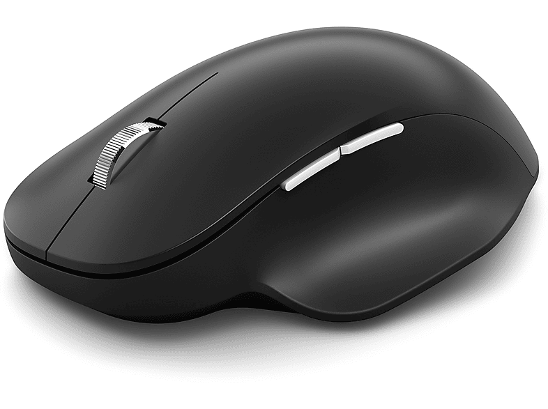 MICROSOFT 222-00004 BT Maus, BLACK MOUSE ERGONOMIC Schwarz