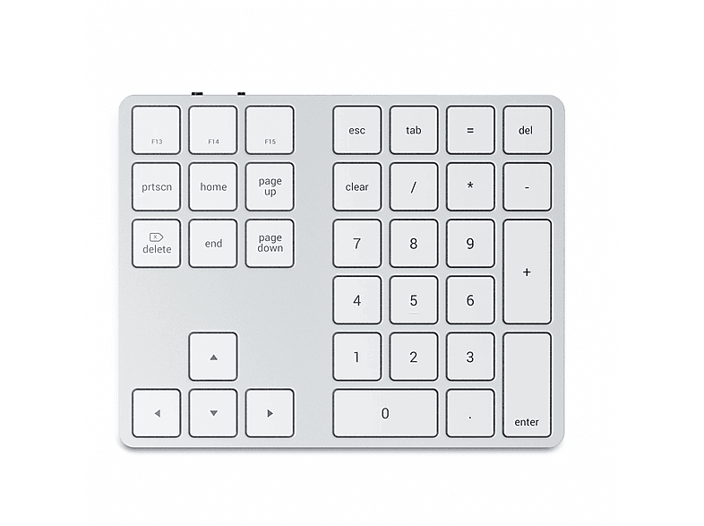 SATECHI ST-XLABKS EXTENDED Tastaturerweiterung SILVER, WRLS