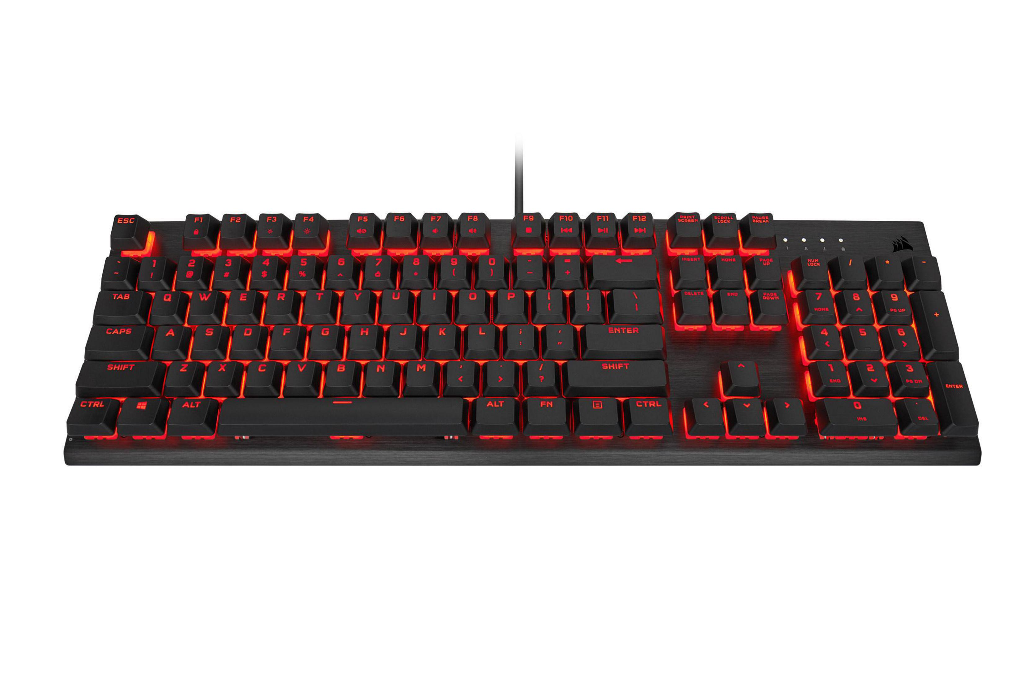 Gaming PRO-BLK-VIOLA-RED PRO-BLK-VIOLA-RED, CORSAIR K60 Mechanisch Keyboard, K60
