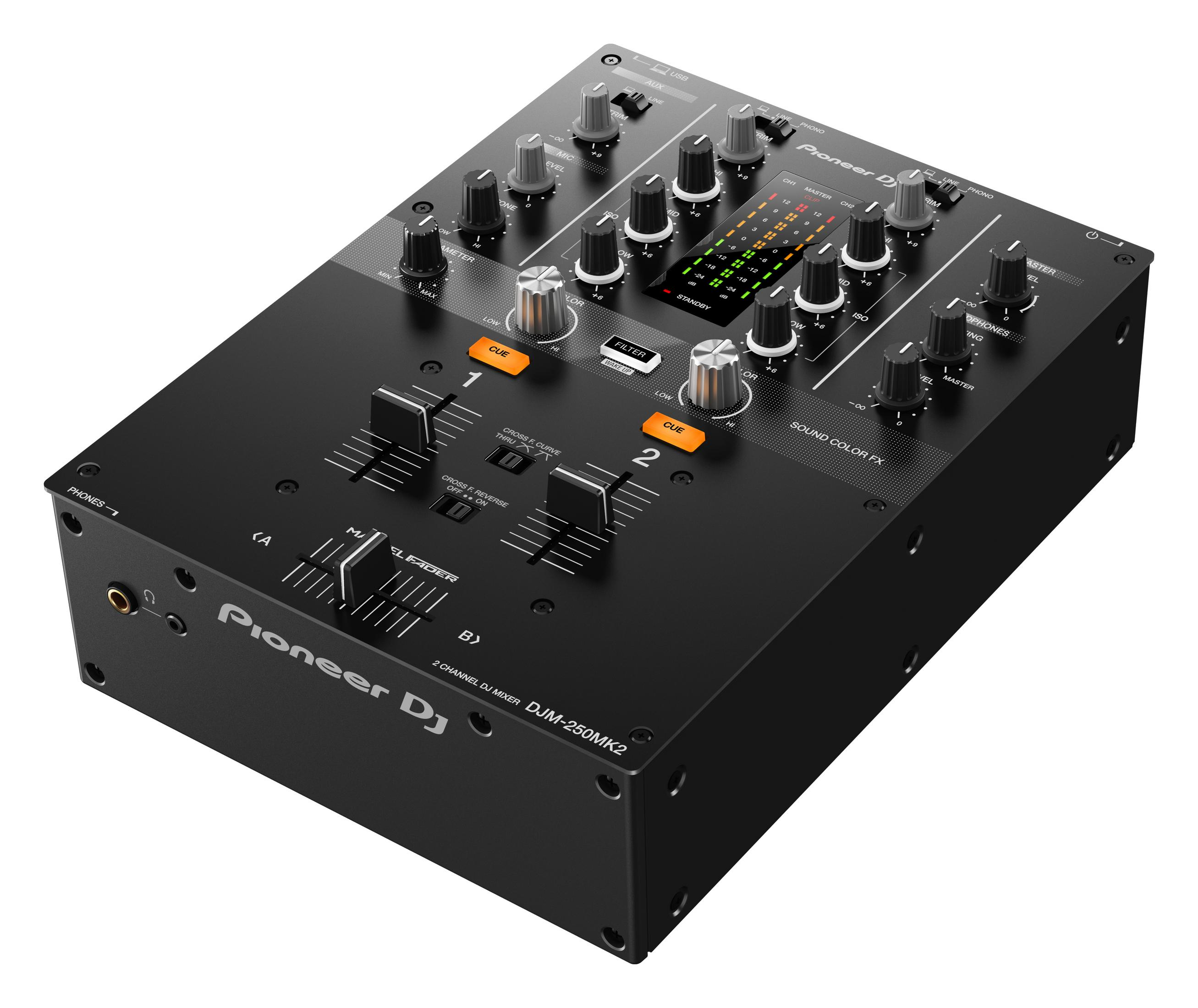 DJ Schwarz DJM-250MK2 PIONEER DJ-Mixer,